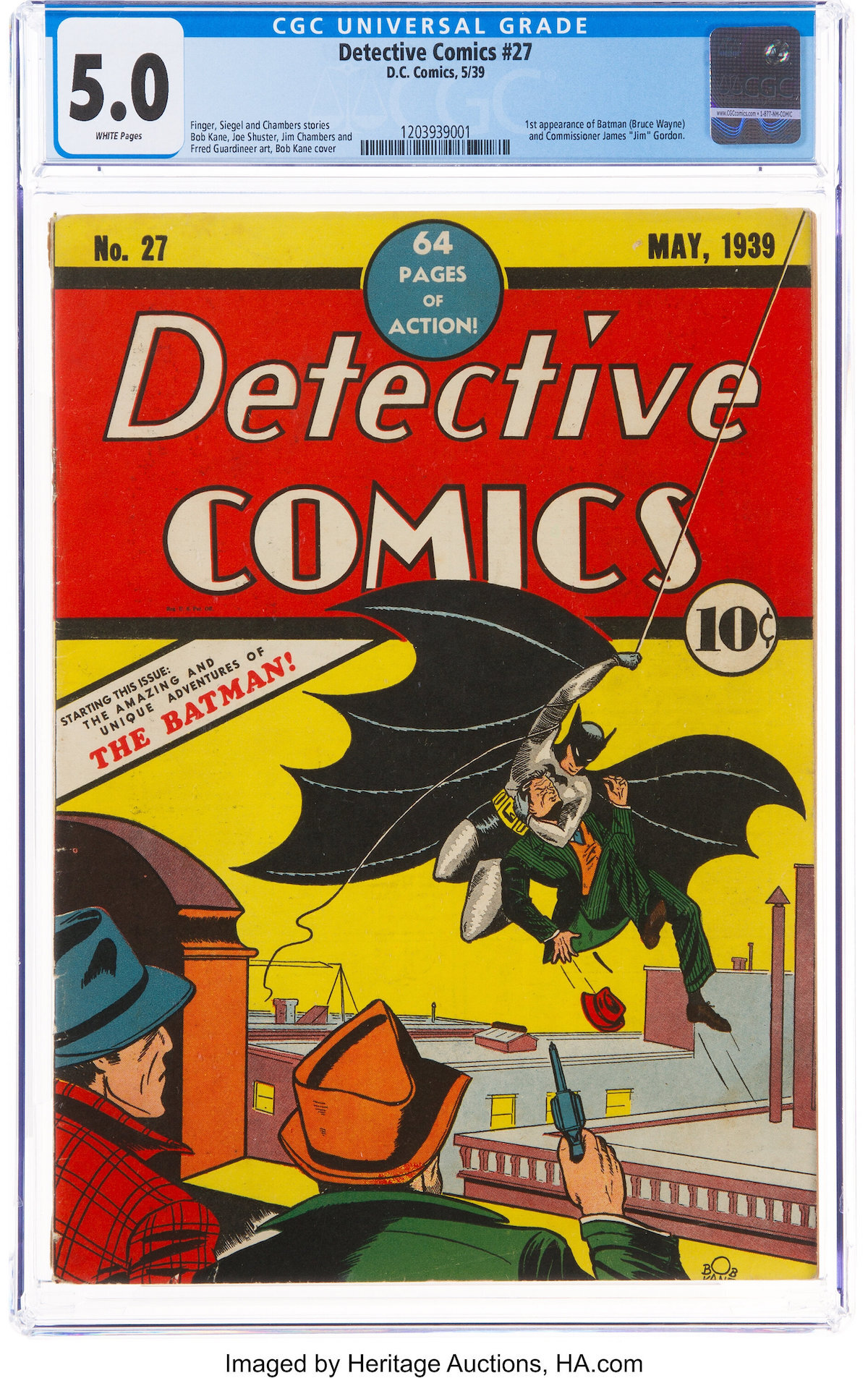 Goldin 1939 DC Detective Comics #27 Auction